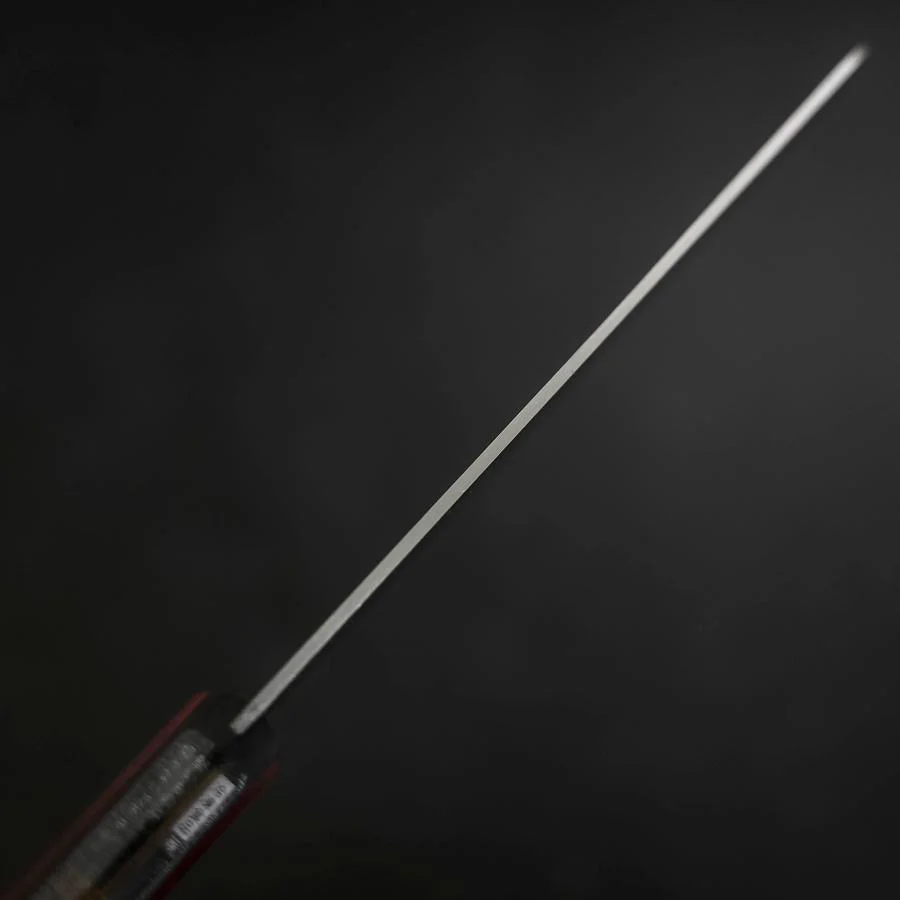 Nakiri Blue Super Edelstahlummantelung Poliert Schwarz-Roter Westlicher Griff 160mm - Image 5