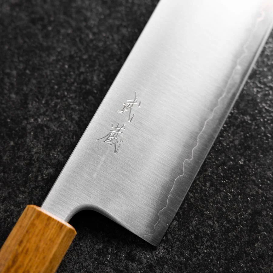 Nakiri Blue Super Poliert Yaki Urushi Griff 165mm - Image 3