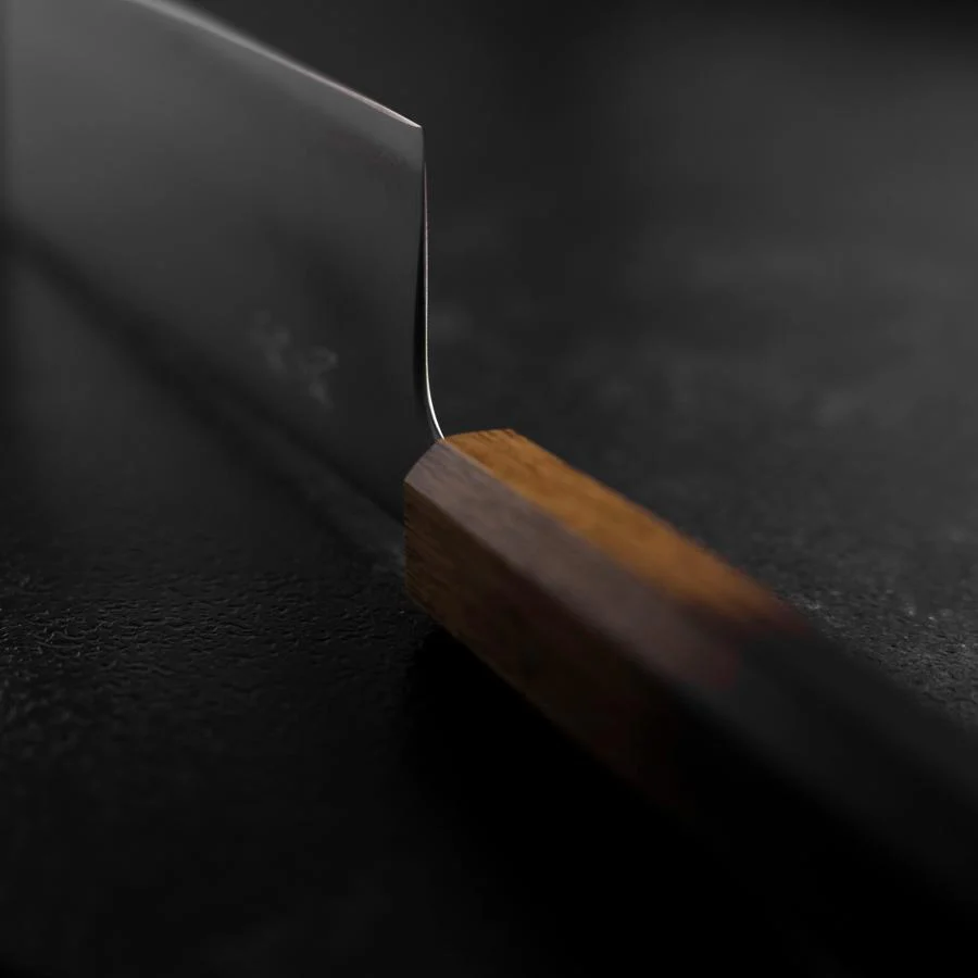 Nakiri Blue Super Poliert Yaki Urushi Griff 165mm - Image 4