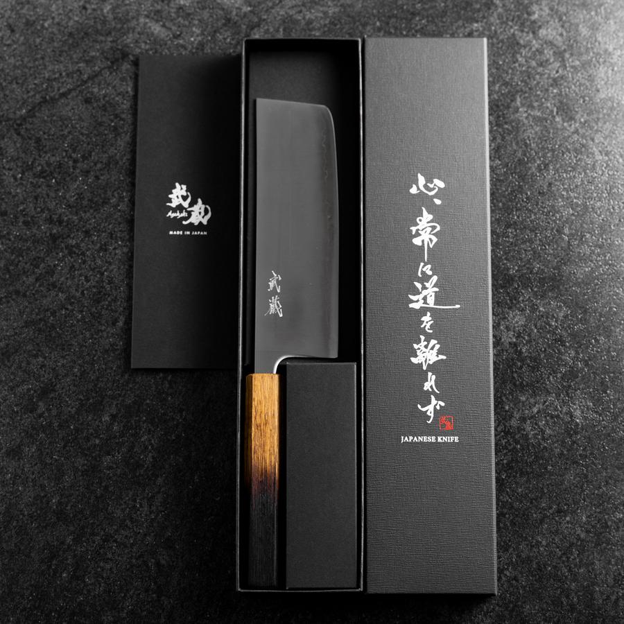 Nakiri Blue Super Poliert Yaki Urushi Griff 165mm - Image 8
