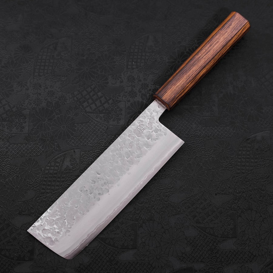 Nakiri Chromax Kagami Tsuchime Sumi Urushi Griff 165mm - Image 2