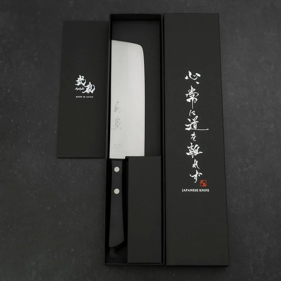 Nakiri Chromax Poliert Schwarzer Westlicher Griff  165mm - Image 8