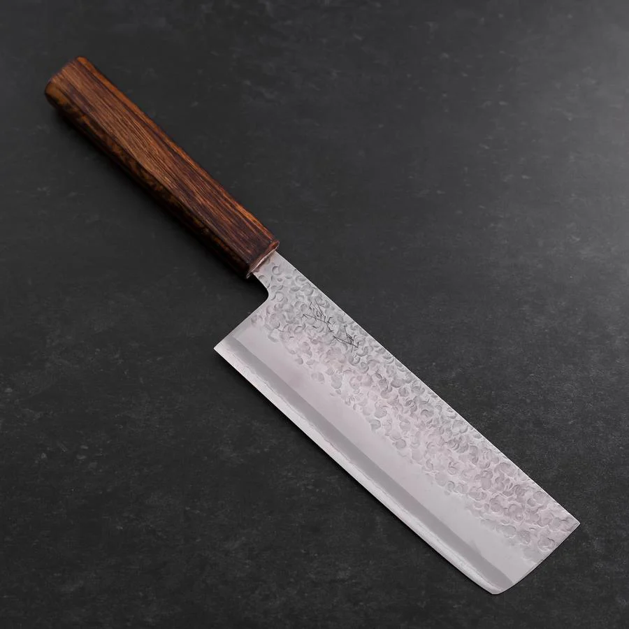 Nakiri Chromax Tsuchime Sumi Urushi Griff 165mm