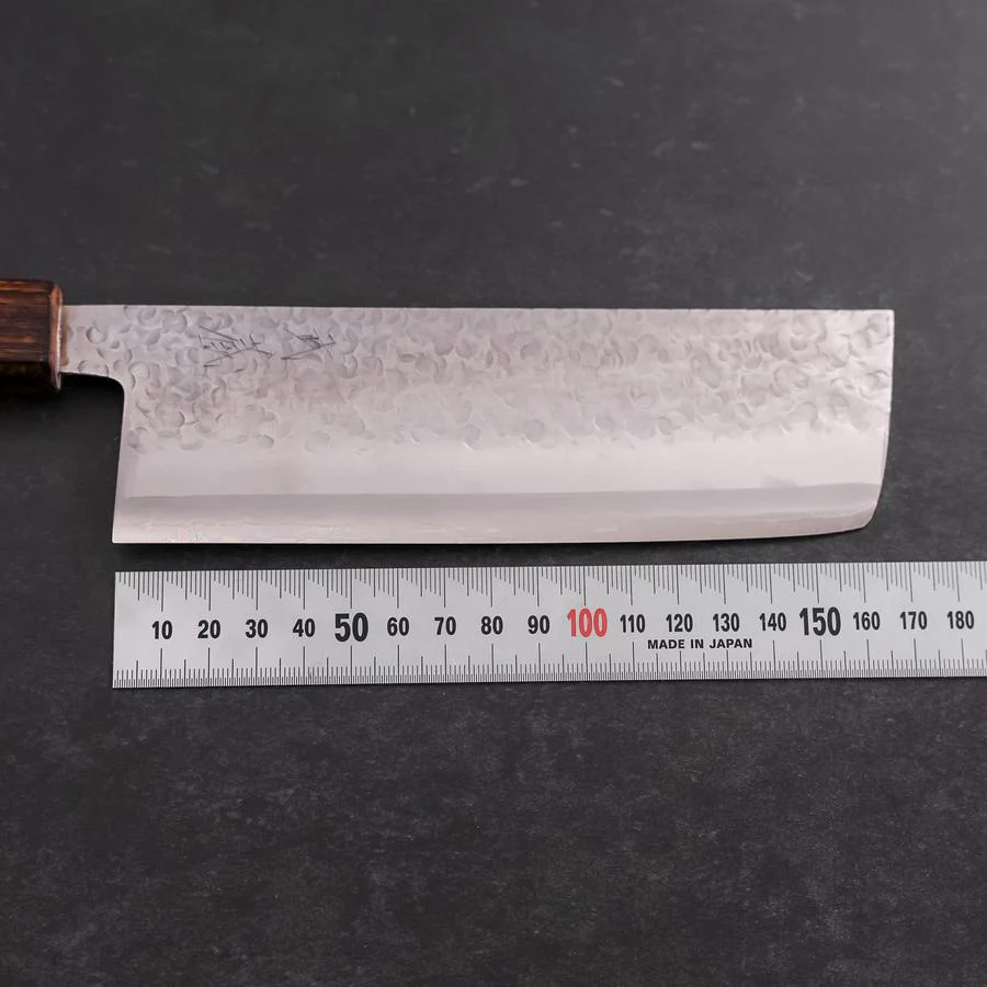 Nakiri Chromax Tsuchime Sumi Urushi Griff 165mm - Image 7