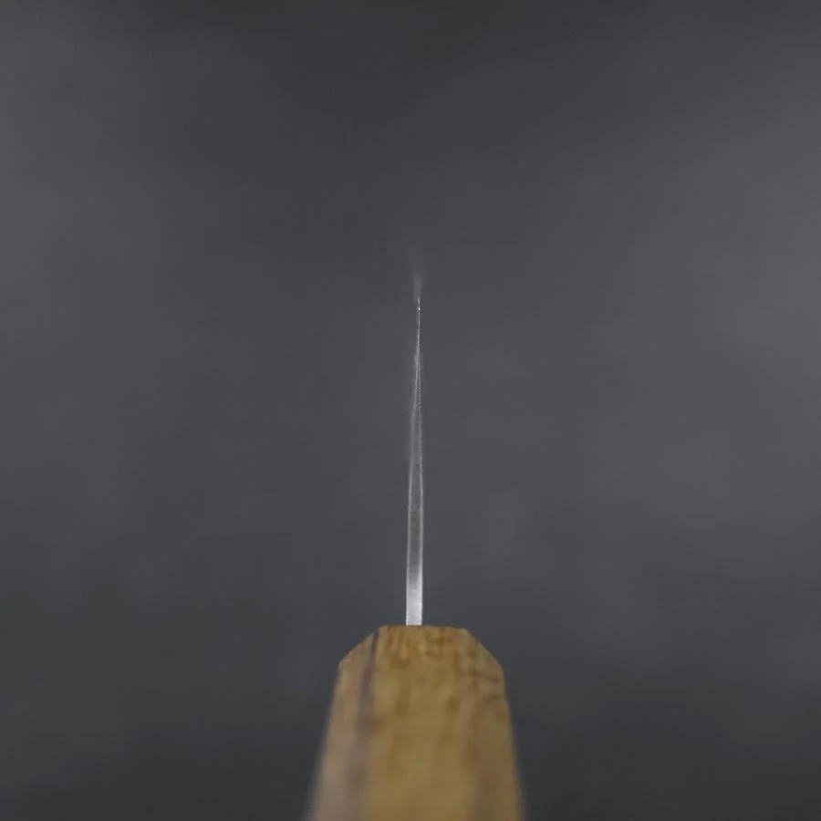 Nakiri Edelstahlummantelung White Steel #2 Tsuchime Yaki Urushi Griff 165mm - Image 4