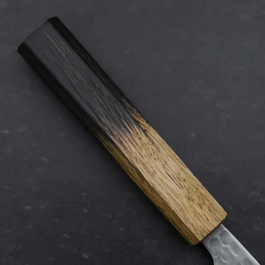 Nakiri Edelstahlummantelung White Steel #2 Tsuchime Yaki Urushi Griff 165mm - Image 6