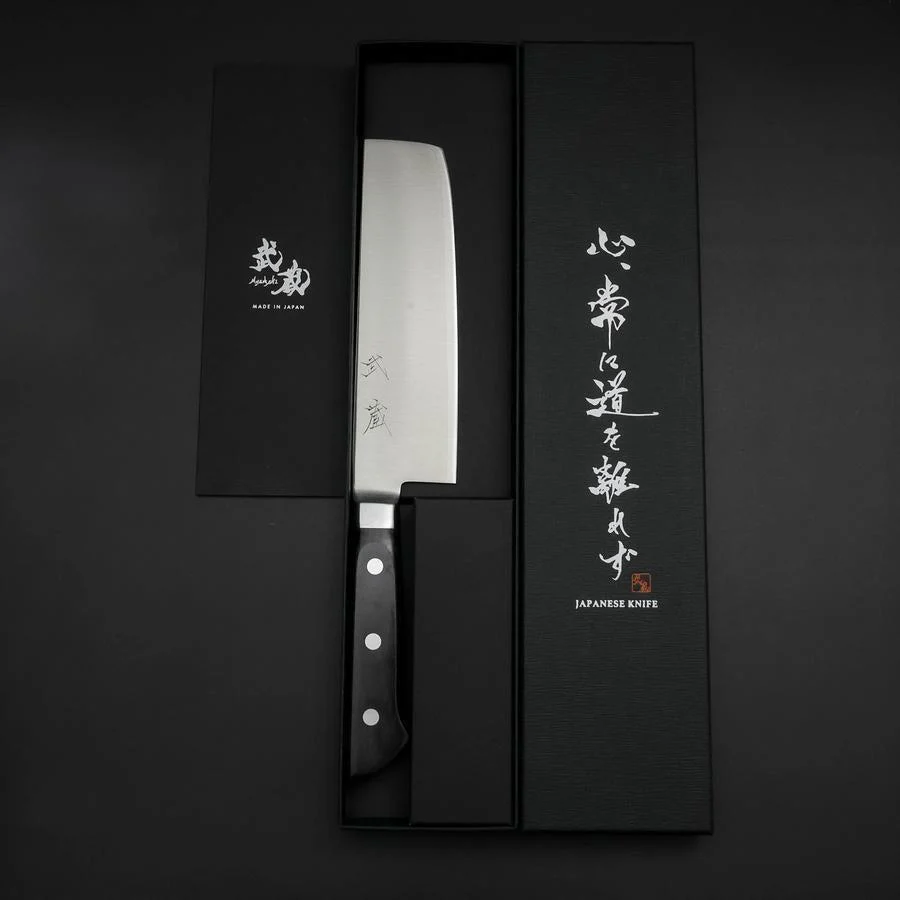 Nakiri Molybdän Poliert Schwarzer Westlicher Griff 160mm - Image 8