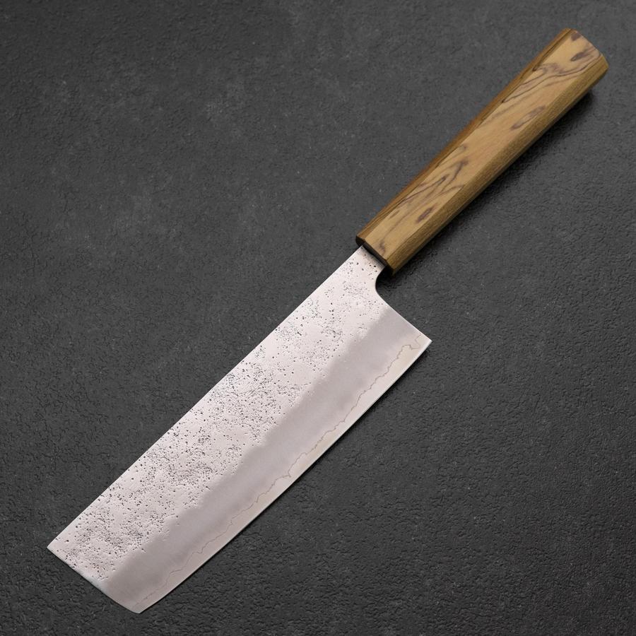 Nakiri Silver Steel #3 Nashiji Olivenholz Griff 165mm - Image 2