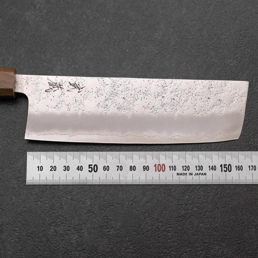 Nakiri Silver Steel #3 Nashiji Olivenholz Griff 165mm - Image 7