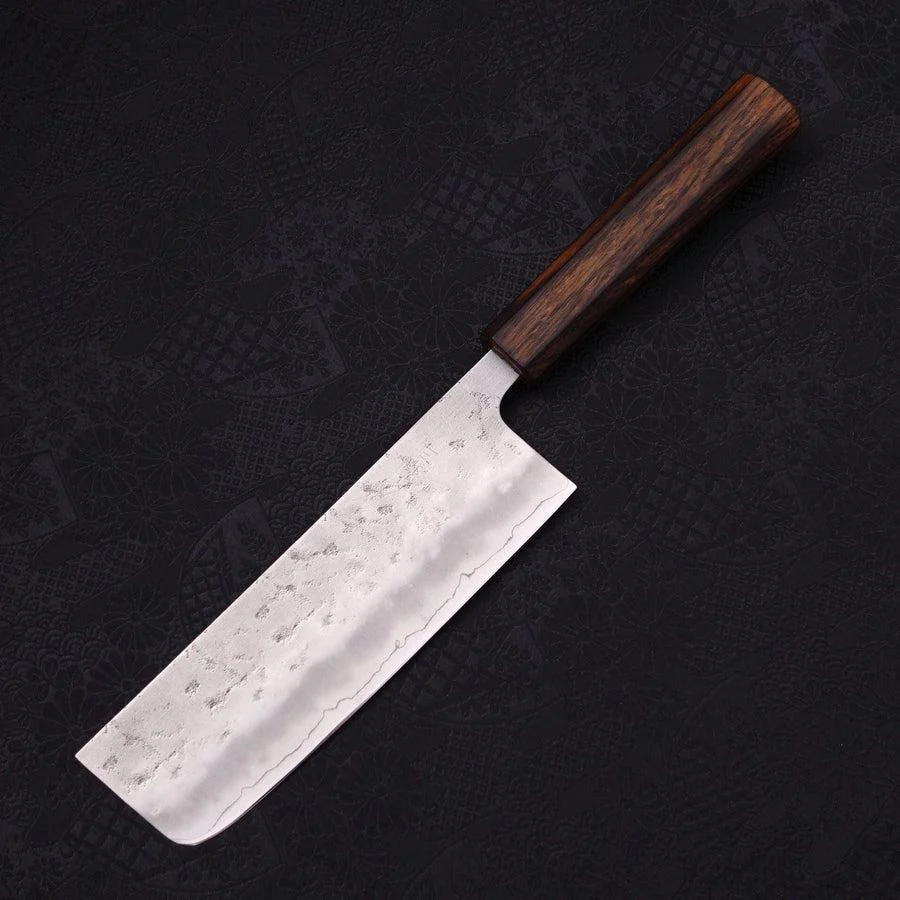 Nakiri Silver Steel #3 Nashiji Sumi Urushi Griff 165mm - Image 2