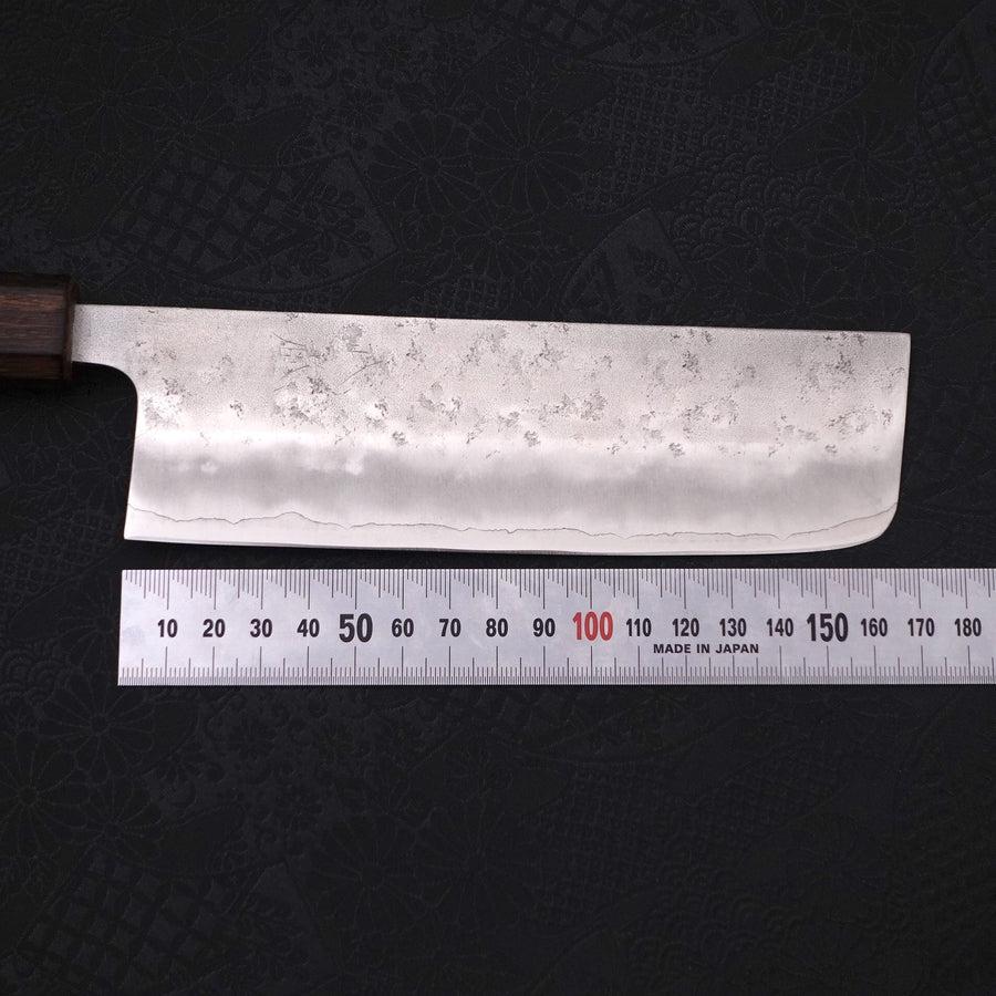 Nakiri Silver Steel #3 Nashiji Sumi Urushi Griff 165mm - Image 7