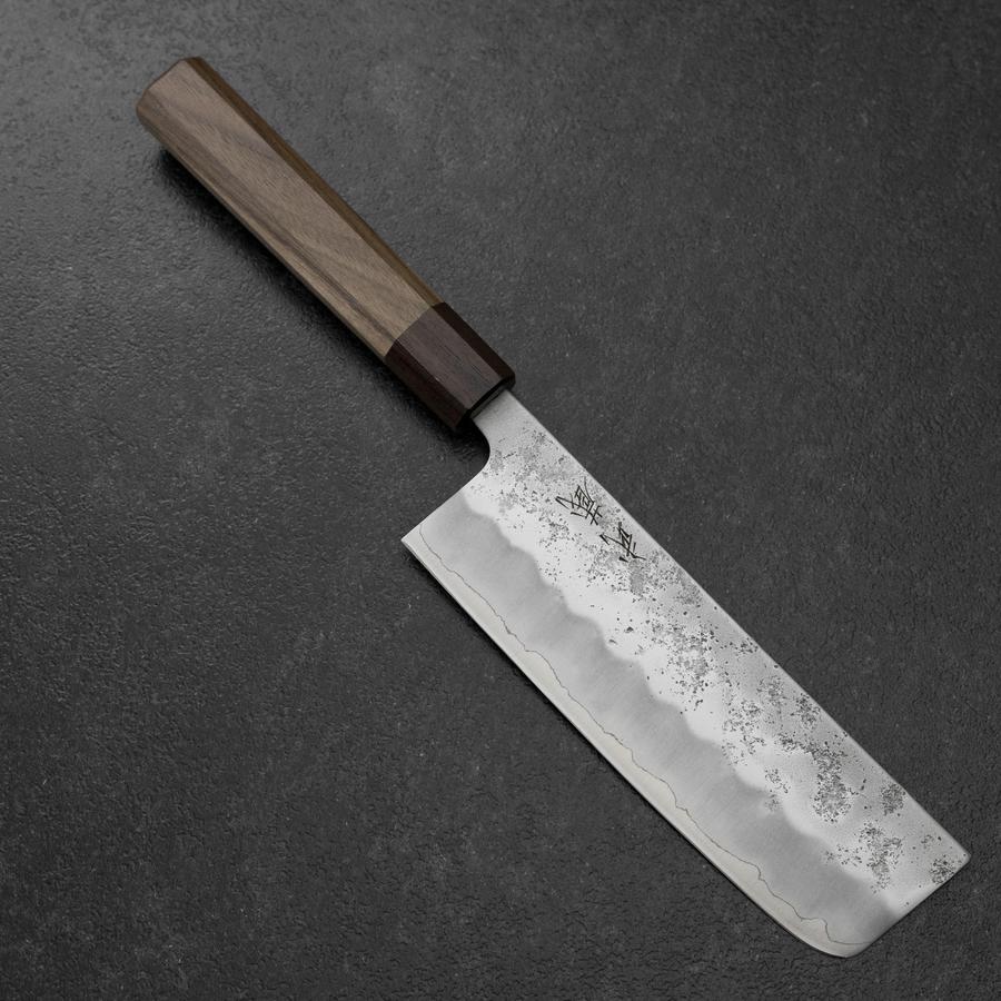 Nakiri Silver Steel #3 Nashiji Walnussholz Griff 165mm