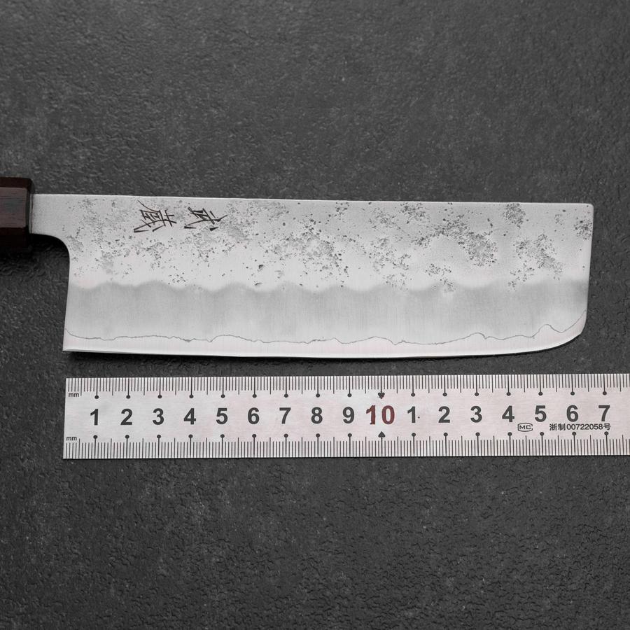 Nakiri Silver Steel #3 Nashiji Walnussholz Griff 165mm - Image 7