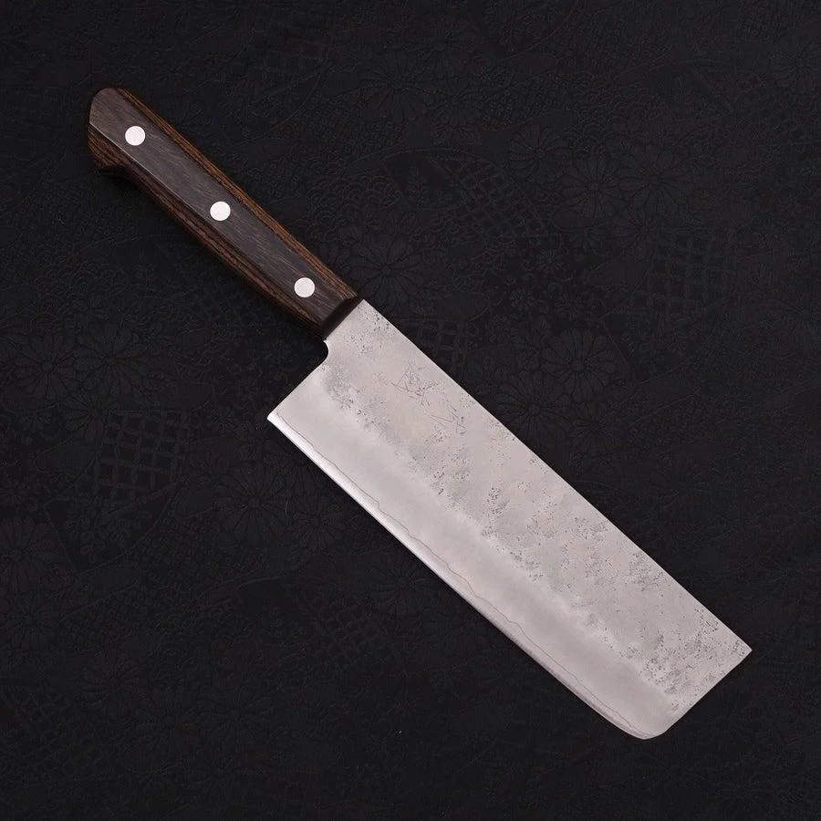 Nakiri Silver Steel #3 Nashiji Brauner Westlicher Griff 165mm