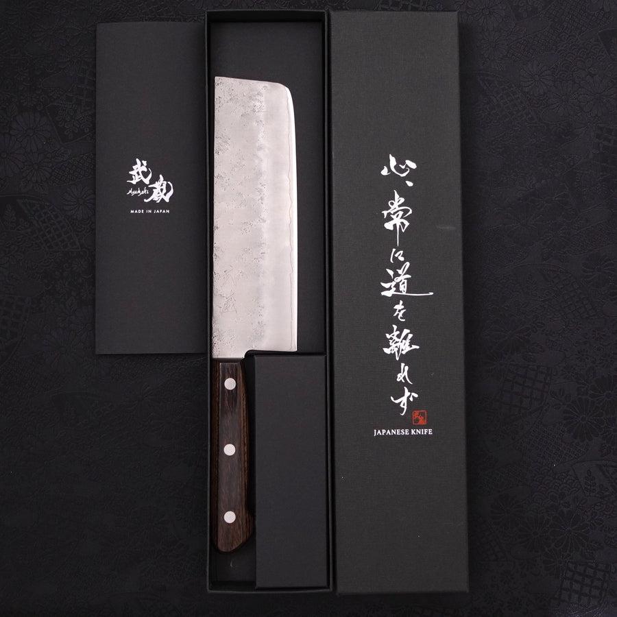 Nakiri Silver Steel #3 Nashiji Brauner Westlicher Griff 165mm - Image 8