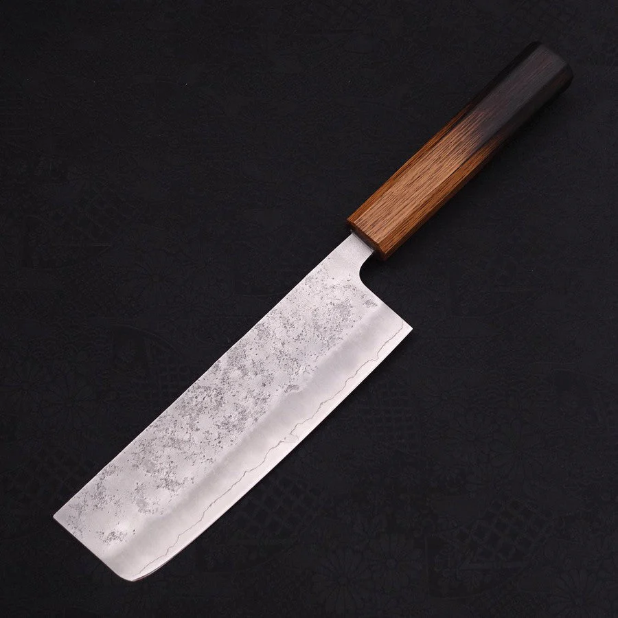 Nakiri Silver Steel #3 Nashiji Yaki Urushi Griff 165mm - Image 2