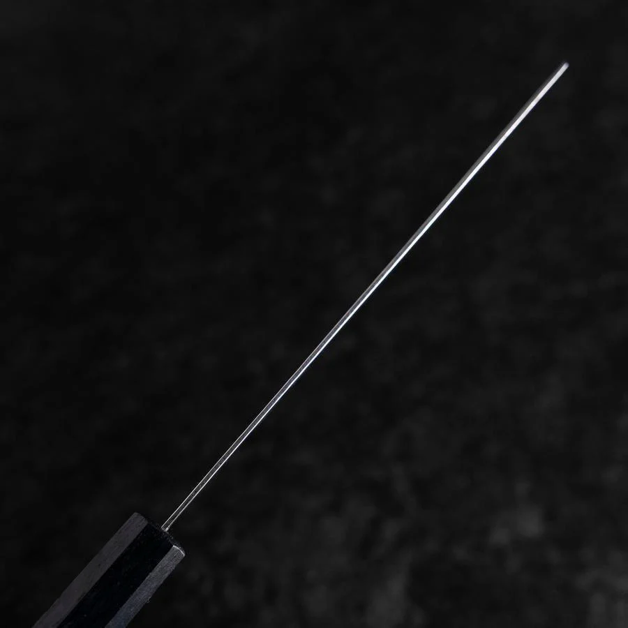 Nakiri Silver Steel #3 Nawame Damast Blauer Urushi Griff 165mm - Image 5