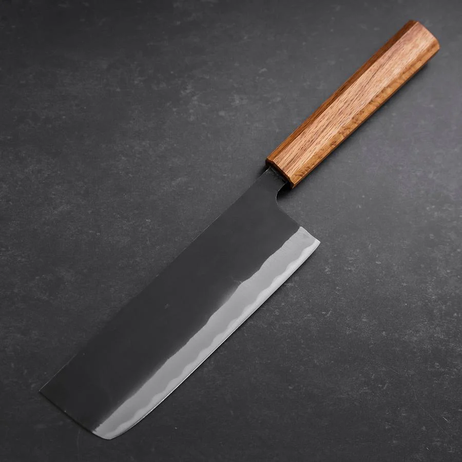 Nakiri SK-Stahl Kurouchi Eichenholz Griff 170mm - Image 2