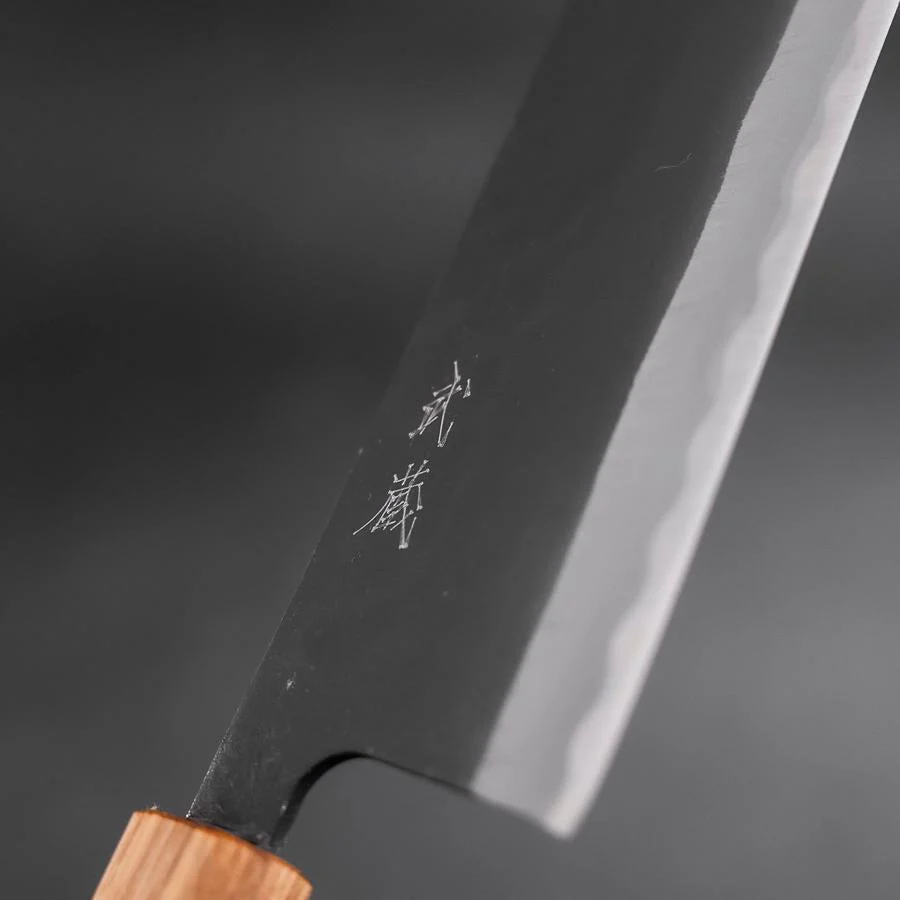 Nakiri SK-Stahl Kurouchi Eichenholz Griff 170mm - Image 3