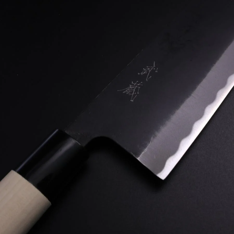Nakiri SK-Stahl Kurouchi Magnolienholz Griff 170mm - Image 3