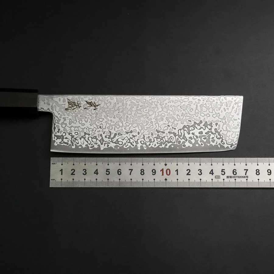 Nakiri SLD Schwarzer Damast Ebenholz Griff 170mm - Image 7