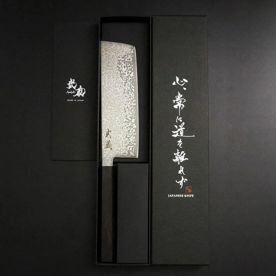 Nakiri SLD Schwarzer Damast Ebenholz Griff 170mm - Image 8