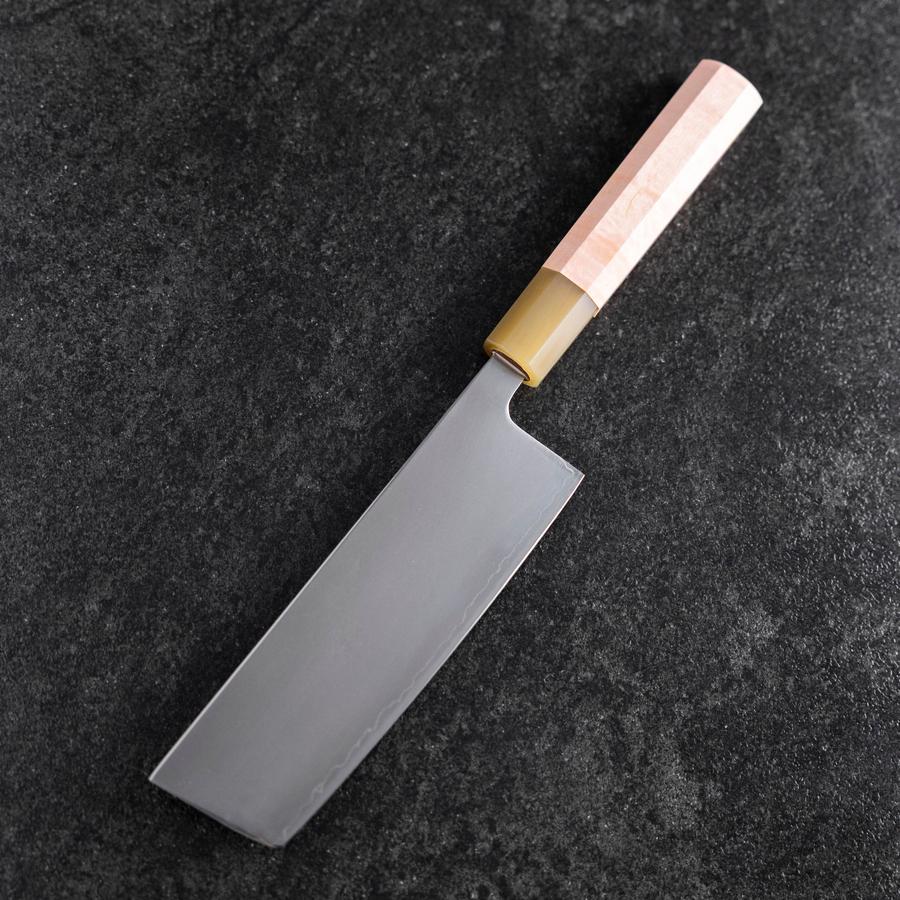 Nakiri SLD Kagami Hell-Rosa Büffelhorn und Ahornholz Griff 170mm - Image 2