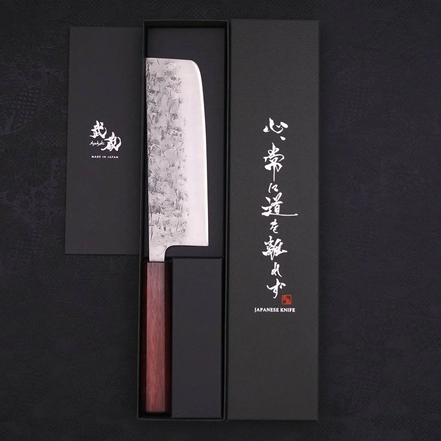 Nakiri SLD Nashiji Washi Lila Urushi Griff 165mm - Image 8