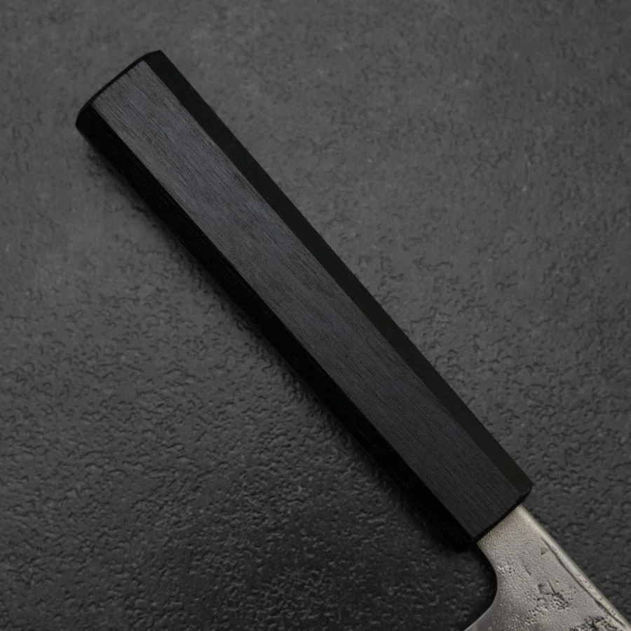 Nakiri Schwedenstahl Nashiji Washi Damast Blauer Urushi Griff 165mm - Image 6