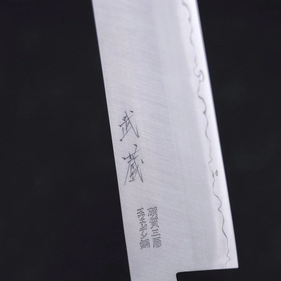 Nakiri Schwedenstahl Poliert Westlicher Griff 165mm - Image 3