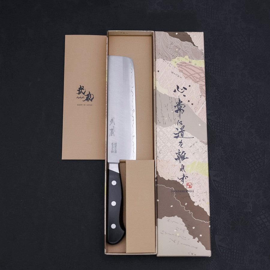 Nakiri Schwedenstahl Poliert Westlicher Griff 165mm - Image 8