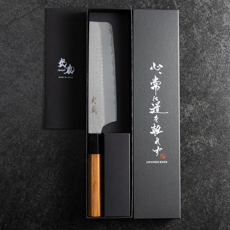 Nakiri VG-5 Tsuchime Büffelhorn und Bubinga Griff 165mm - Image 8