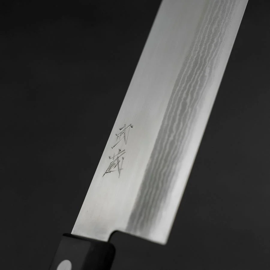 Nakiri VG-1 Damast Schwarzer Westlicher Griff 165mm - Image 3