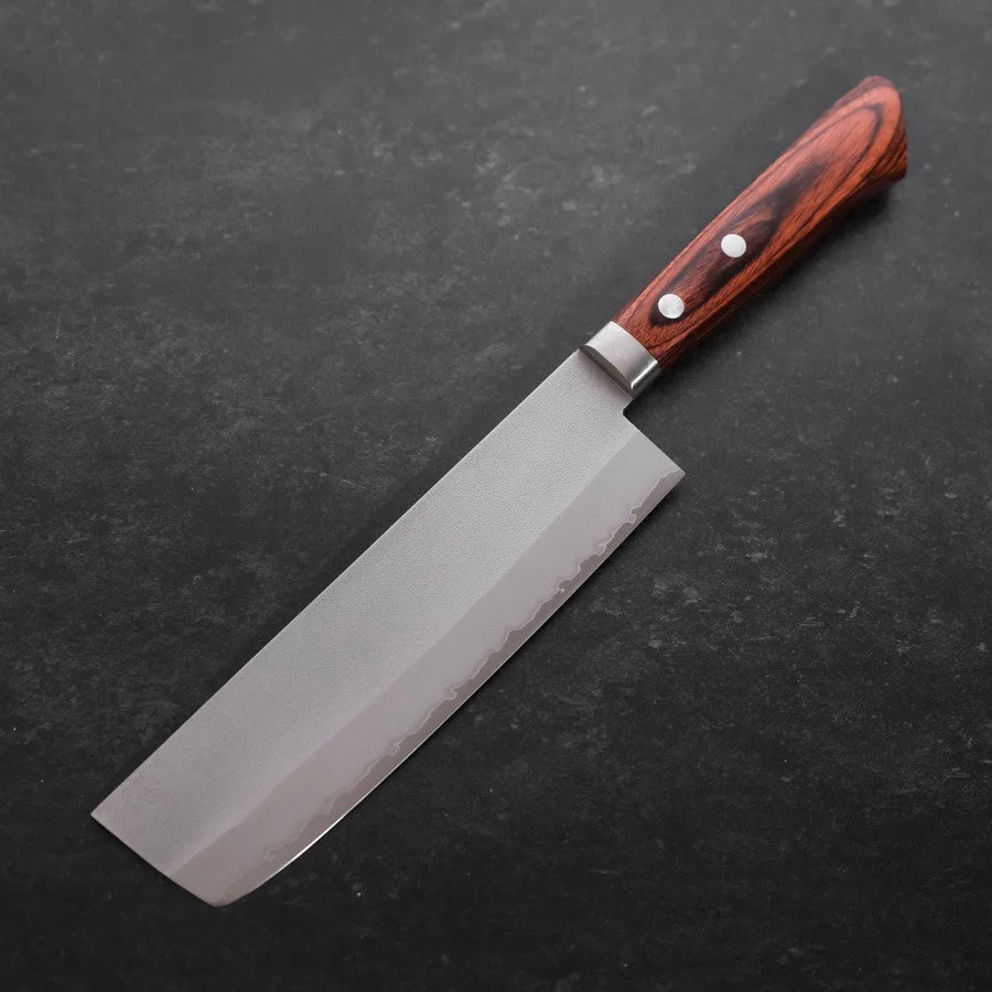 Nakiri VG-1 Nashiji Westlicher Mahagoni Griff 165mm - Image 2