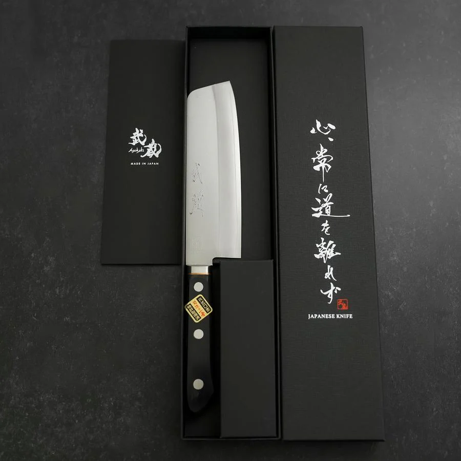 Nakiri VG-1 Poliert Schwarzer Westlicher Griff 160mm - Image 8