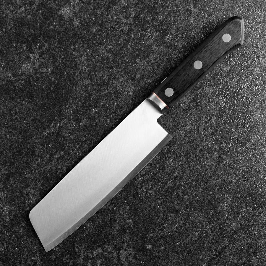 Nakiri VG-1 Poliert Westlicher Schwarzer Griff 160mm - Image 2