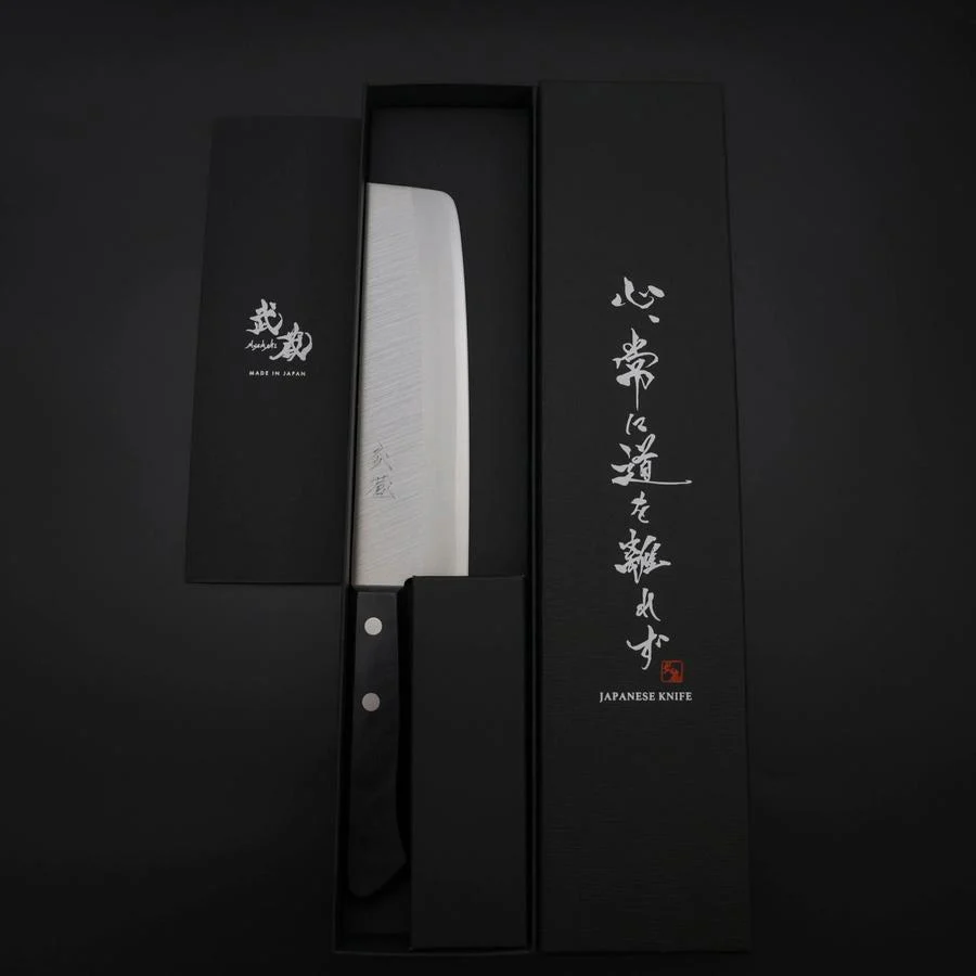 Nakiri VG-1 Poliert Schwarzer Westlicher Griff 165mm (Tsuba-nashi) - Image 6
