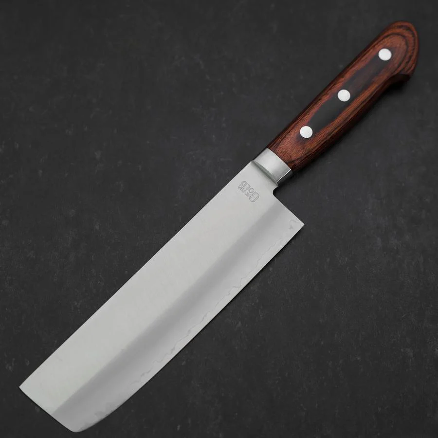 Nakiri VG-1 Poliert Westlicher Mahagoni Griff 165mm - Image 2