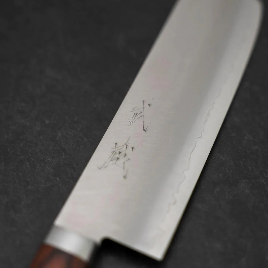 Nakiri VG-1 Poliert Westlicher Mahagoni Griff 165mm - Image 3