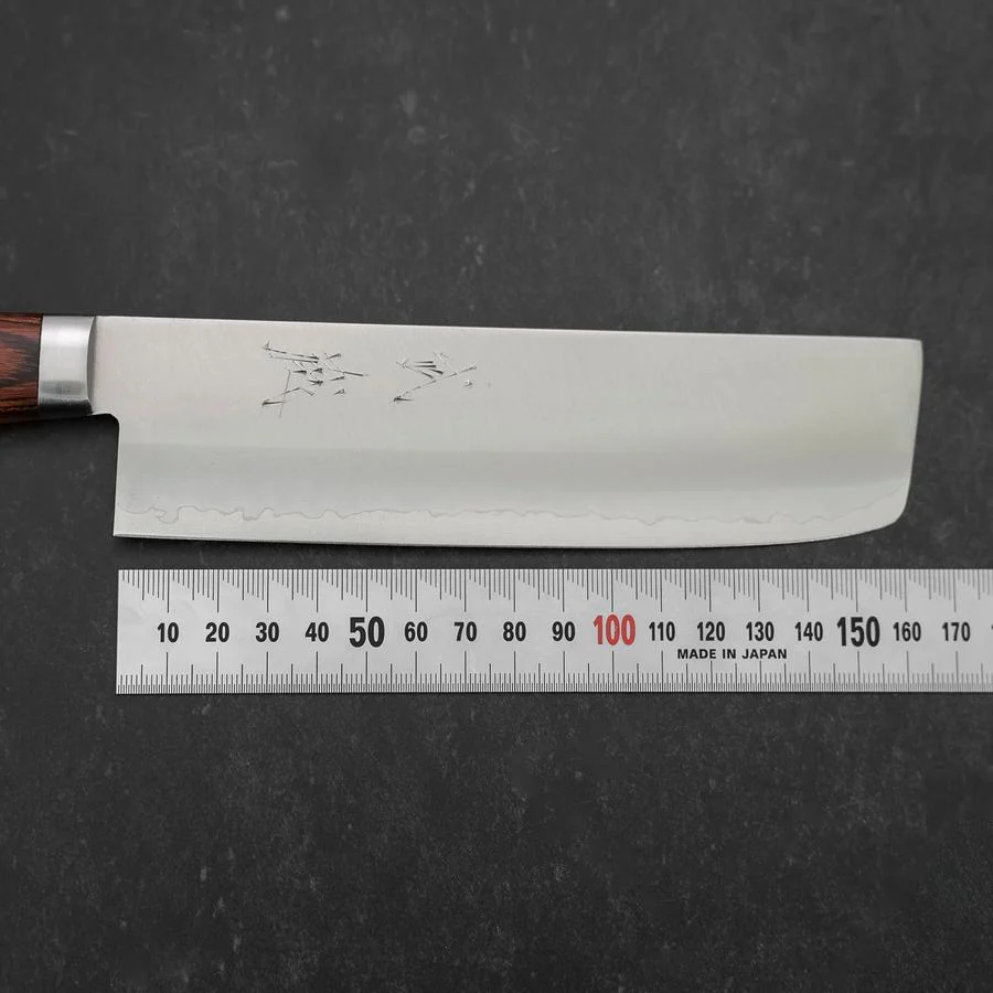 Nakiri VG-1 Poliert Westlicher Mahagoni Griff 165mm - Image 7