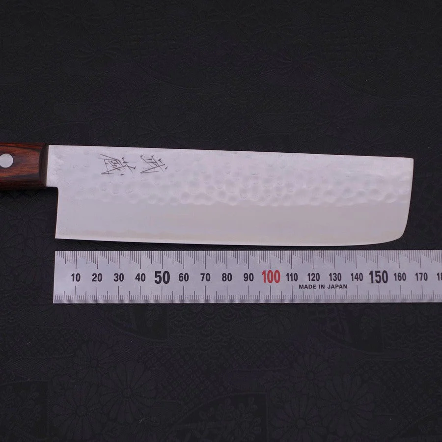 Nakiri VG-1 Tsuchime Westlicher Mahagoni Griff 165mm - Image 7