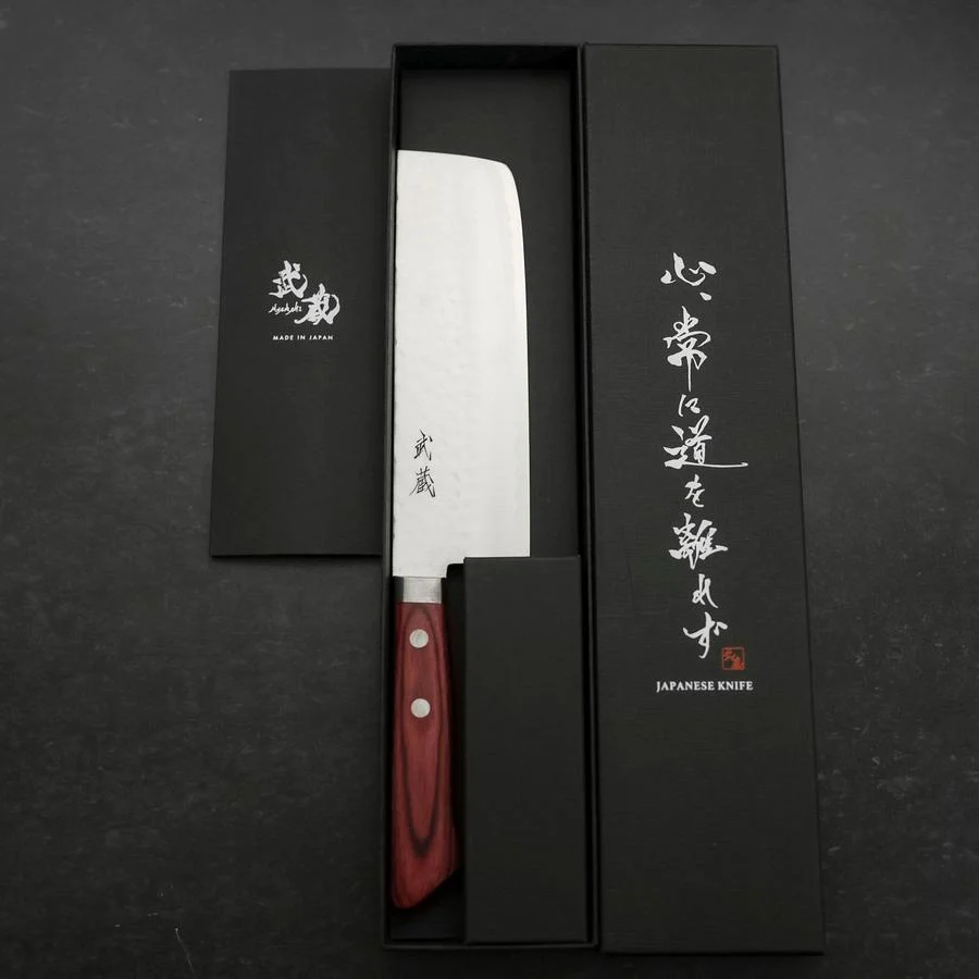 Nakiri VG-1 Tsuchime Roter Westlicher Mahagoni Griff 165mm - Image 7