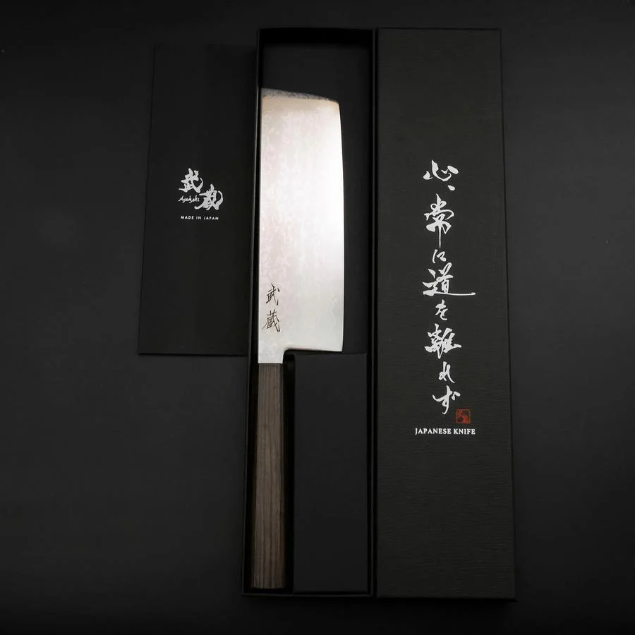 Nakiri VG-10 Damast Eschenholz Griff 170mm - Image 8