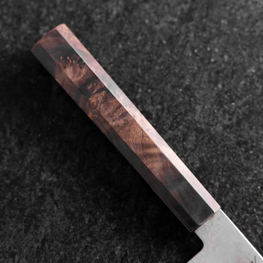 Nakiri VG-10 Damast Brauner Birkenholz Griff 165mm - Image 6