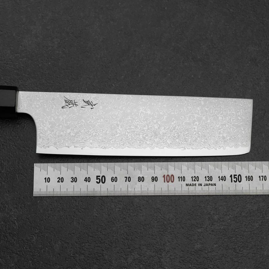 Nakiri VG-10 Damast Ebenholz Griff 165mm - Image 7