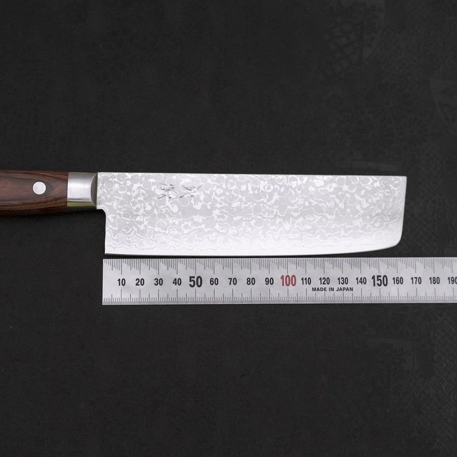 Nakiri VG-10 Damast Mahagoni Griff 165mm - Image 7