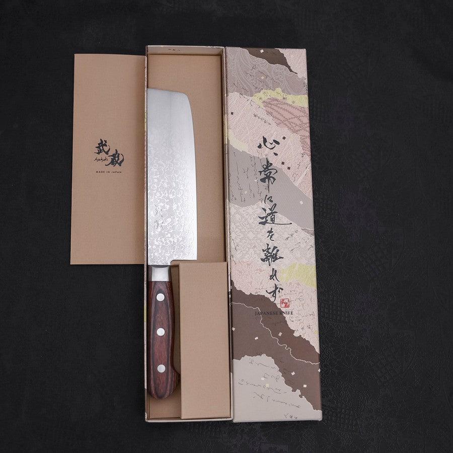 Nakiri VG-10 Damast Mahagoni Griff 165mm - Image 8