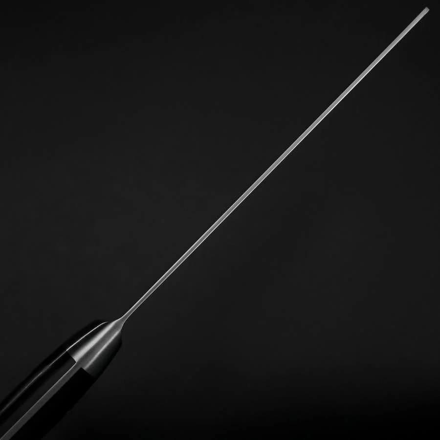 Nakiri VG-10 Damast Runder Westlicher Schwarzer Griff 170mm - Image 5
