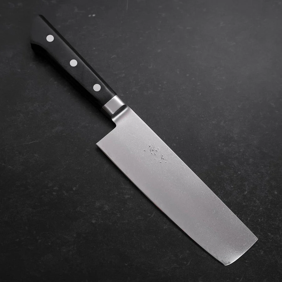 Nakiri VG-10 Damast Westlicher Kirschholz Griff 165mm