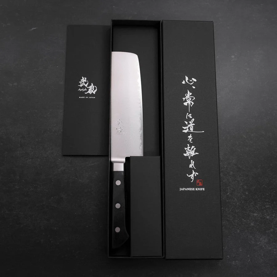 Nakiri VG-10 Damast Westlicher Kirschholz Griff 165mm - Image 8
